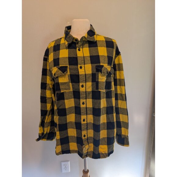 Checkered Flannel Shirt By Nova Men Large Lumberjack - Picture 1 of 5